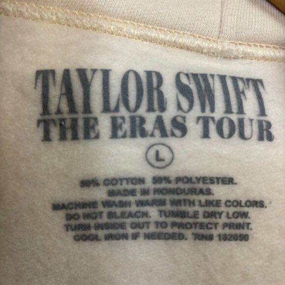 Taylor Swift Eras Tour Heart Photo Acoustic Guitar Hoodie L - Picture 4 of 5